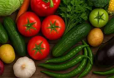 سبزیجات و صیفی‌جات